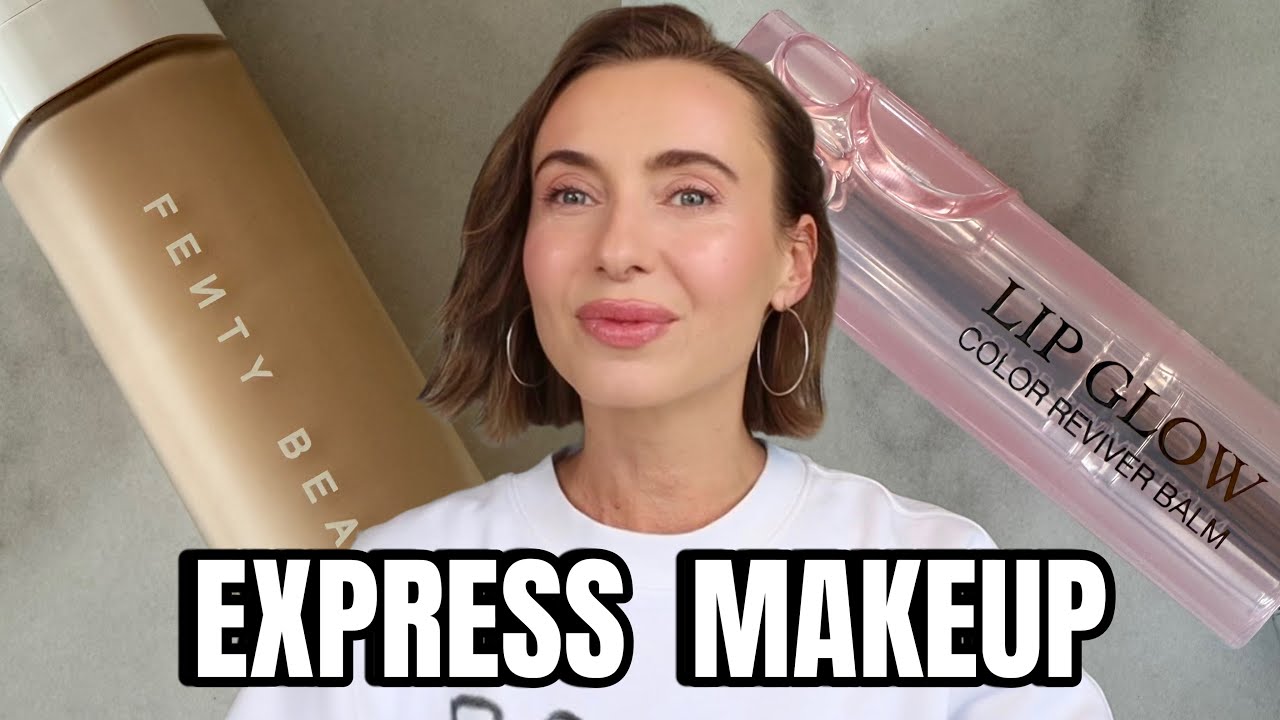Экспресс-макияж 10 мин | любимые продукты Fenty Beauty, Rhode, DIOR | мой самый носибельный макияж)