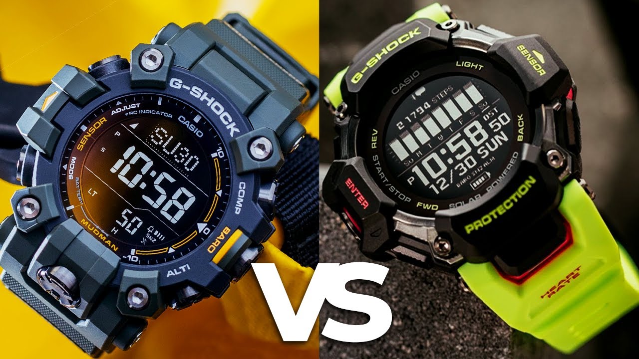 G Shock Mudman GW 9500 vs GBD H2000 - Toughest G Shock Watch!