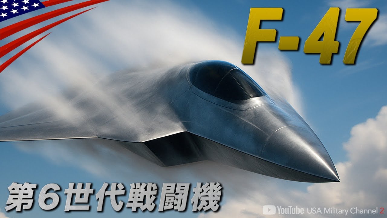極秘開発【F-47の性能は？】第6世代戦闘機は究極のステルス機/米軍