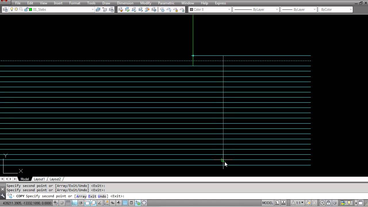 34  Drawing a section line from a contour plan