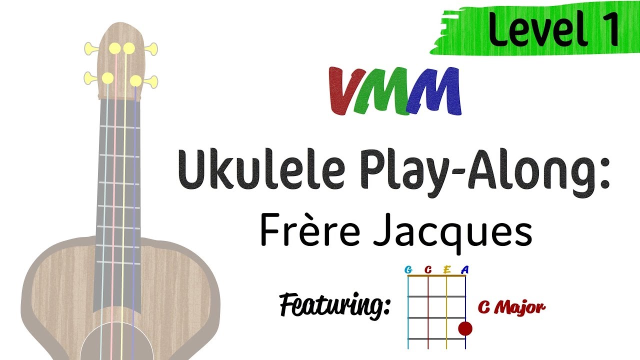 Ukulele Play-Along: Frere Jacques ~1 Chord Song~