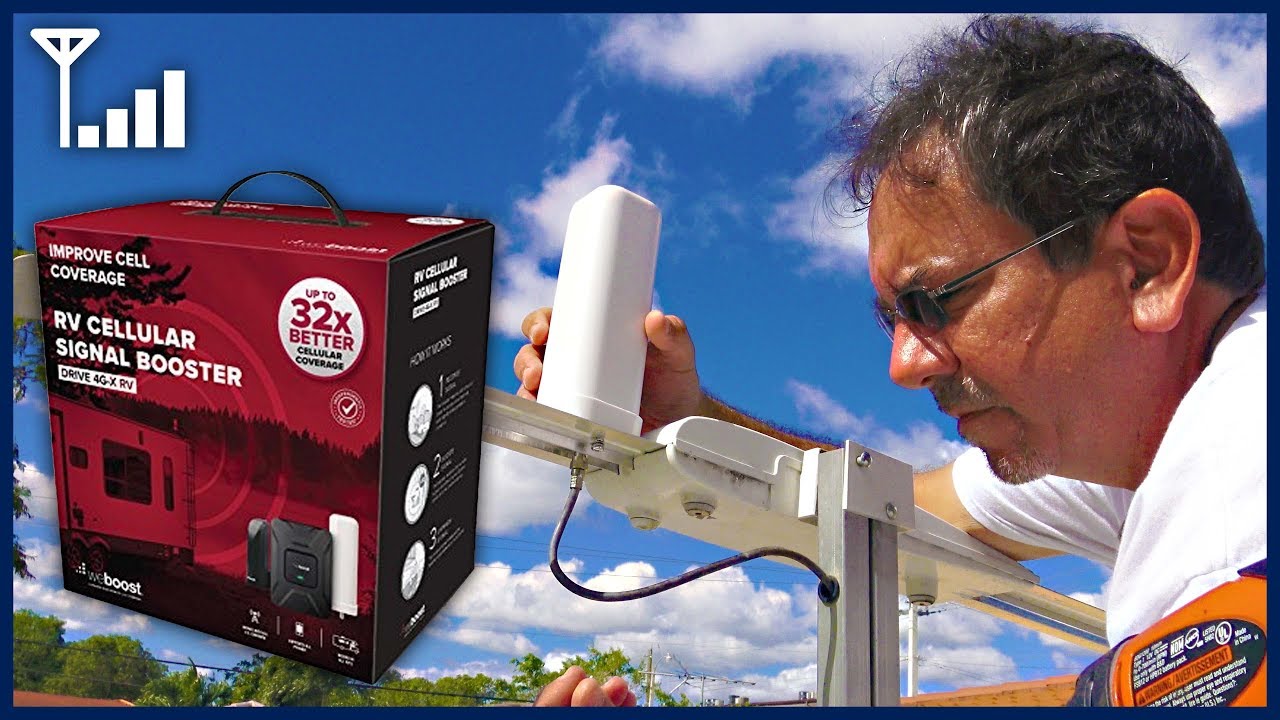 RV Cellular Signal Booster Unboxing, Installation, and Review