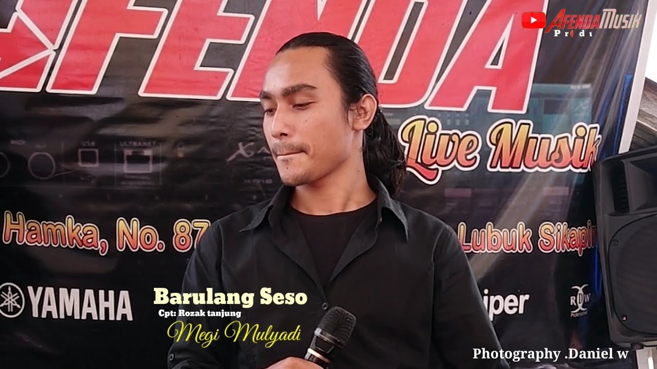 Megi Mulyadi - Barulang Seso. Live afenda Musik.