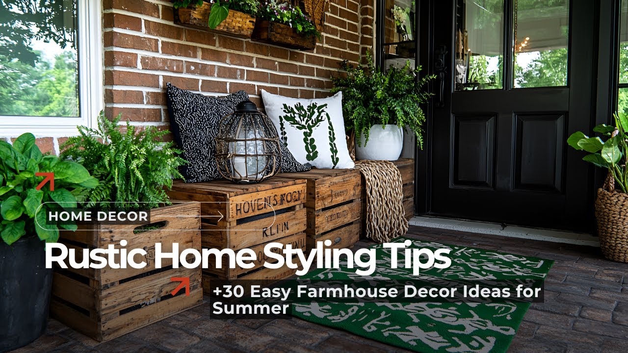 Timeless Rustic Decor: Farmhouse Styling Tips for the Warmer Months