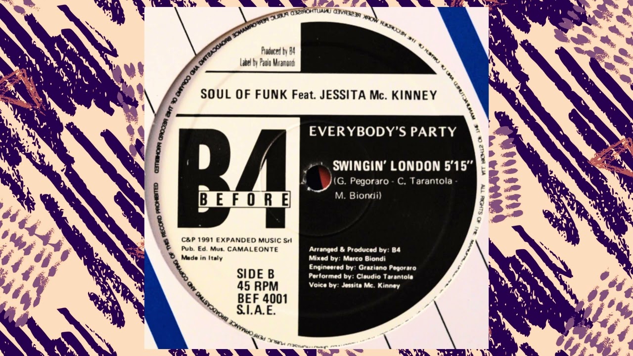 Soul Of Funk  – Swingin' London - 1991, Italy