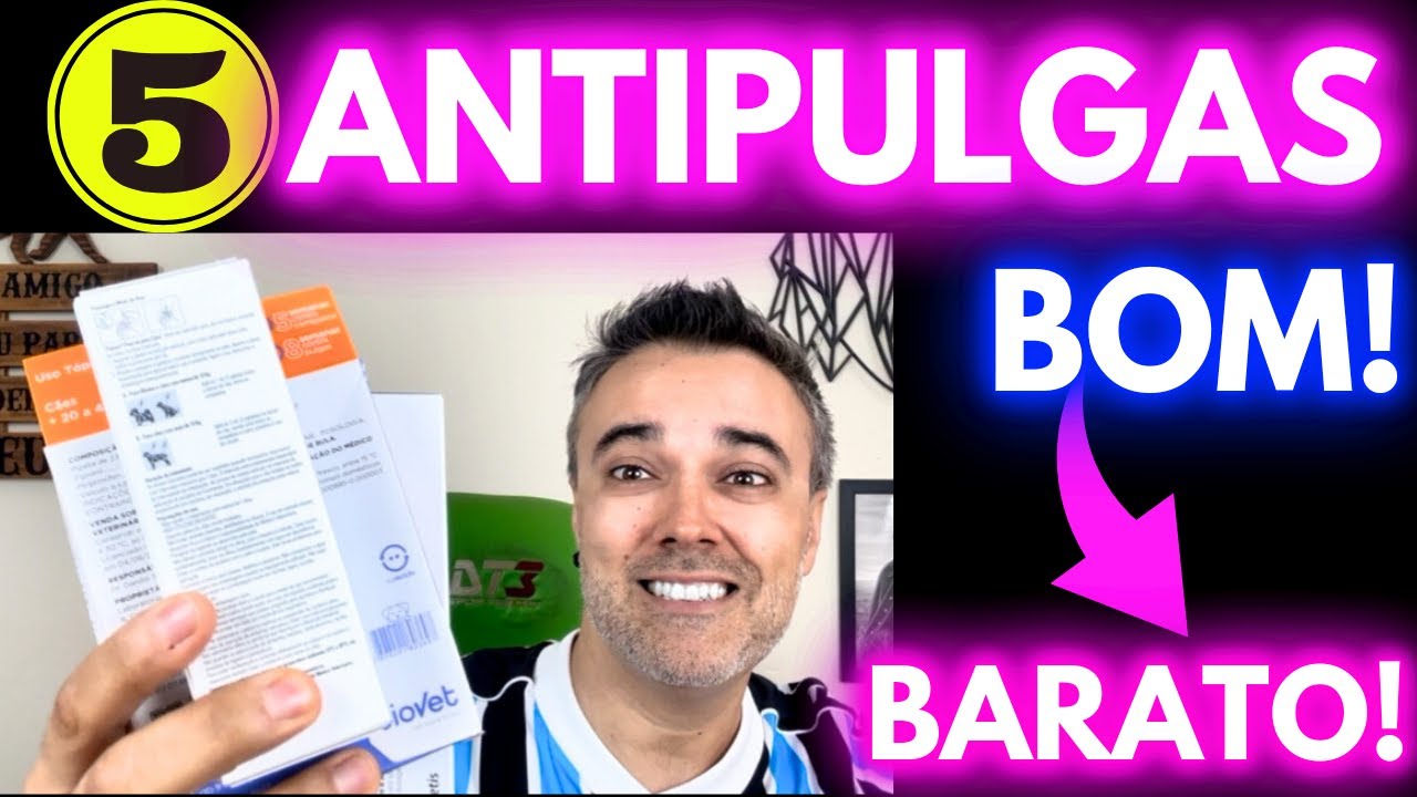 🔴 5 antiPULGA 💥BOM e BARATO! ✅Que funcionam!!
