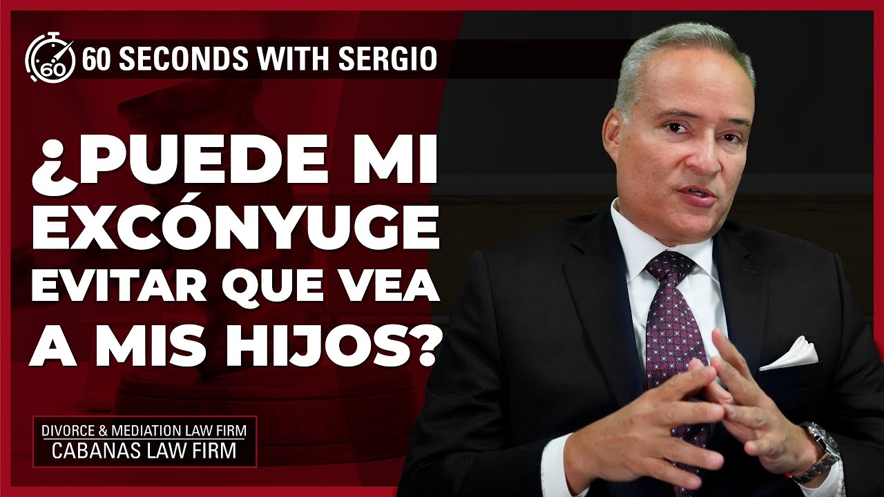 ¿Puede mi excónyuge evitar que vea a mis hijos?