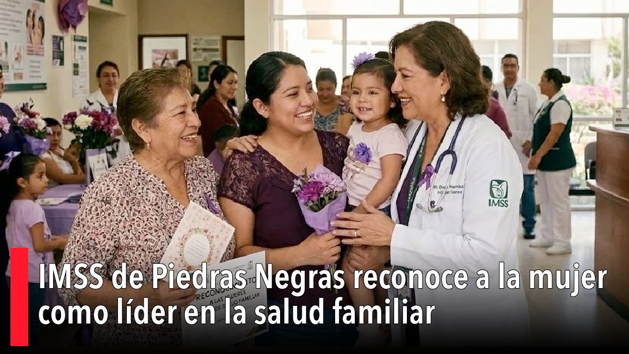 IMSS de Piedras Negras reconoce a la mujer como líder en la salud familiar
