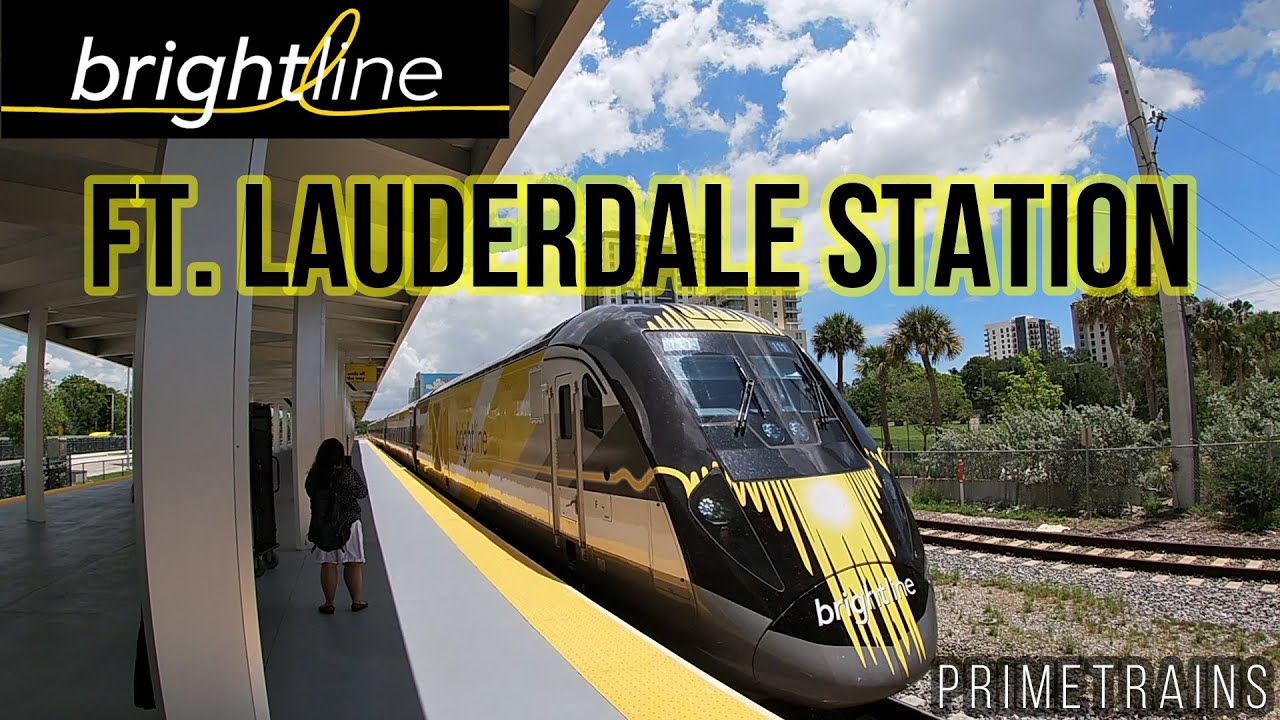 Brightline Train Series - Fort Lauderdale Station FULL TOUR 