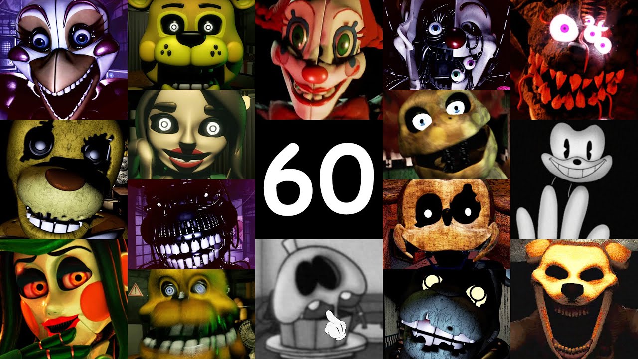 Jumpscares Collection #60 - Feat. Fangled Nights, By the Hour, FNAF In Real Time, and more!