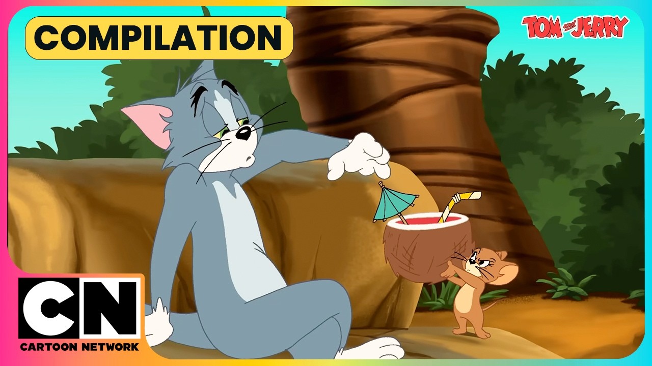 Frenemies In The Wild!🏕️| Tom and Jerry😺| Jungle Safari | Classic Cartoon😁|@cnindia ​