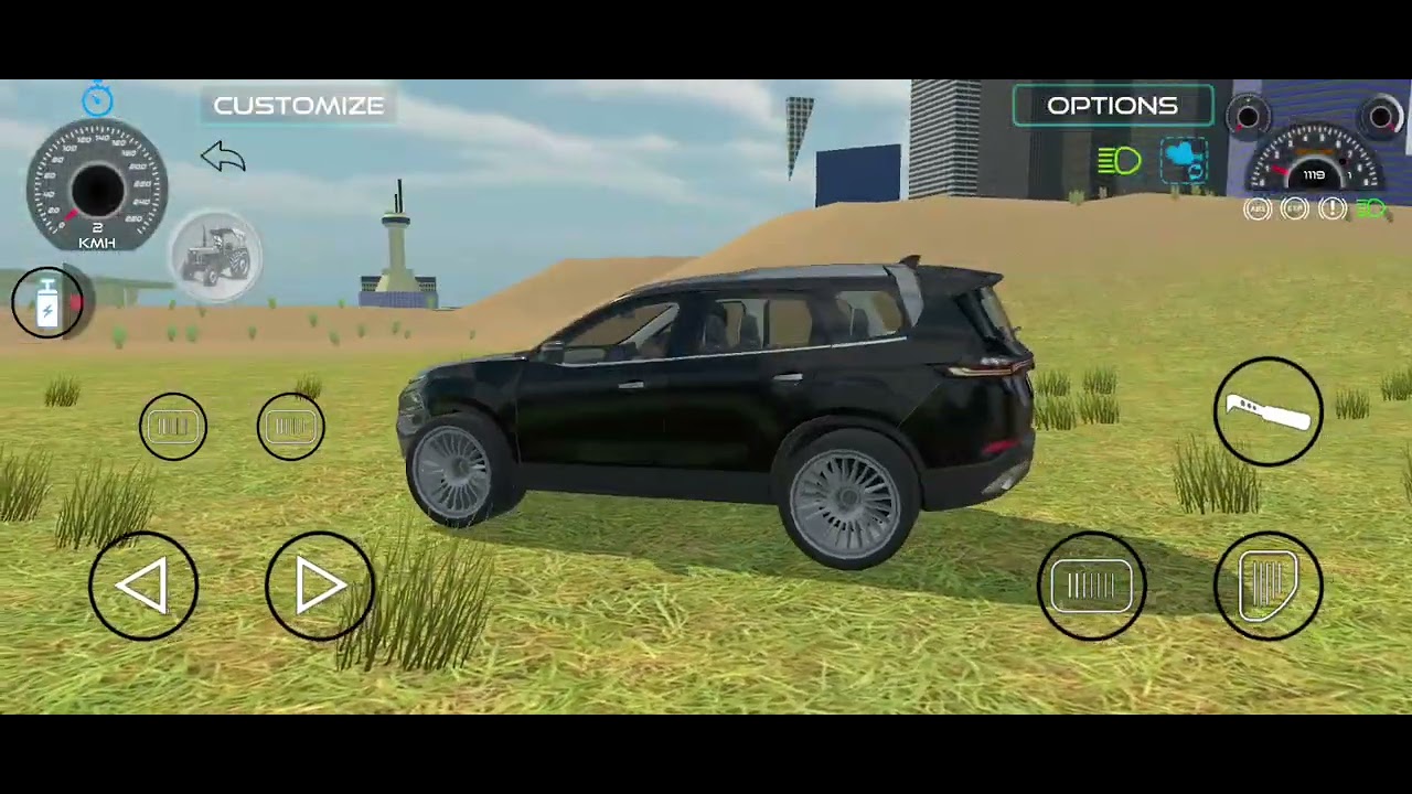 Tata Safari car driving 