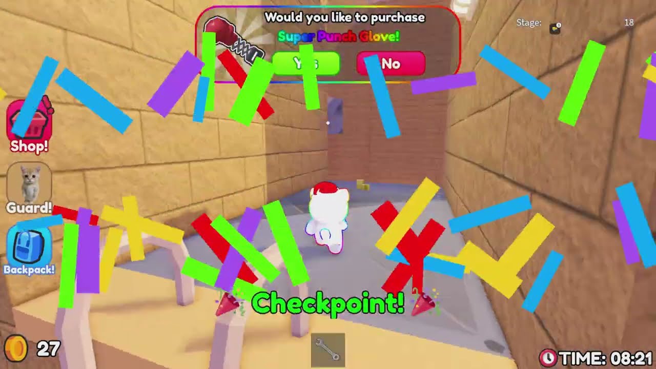 Roblox Survived from the Gatito cat.