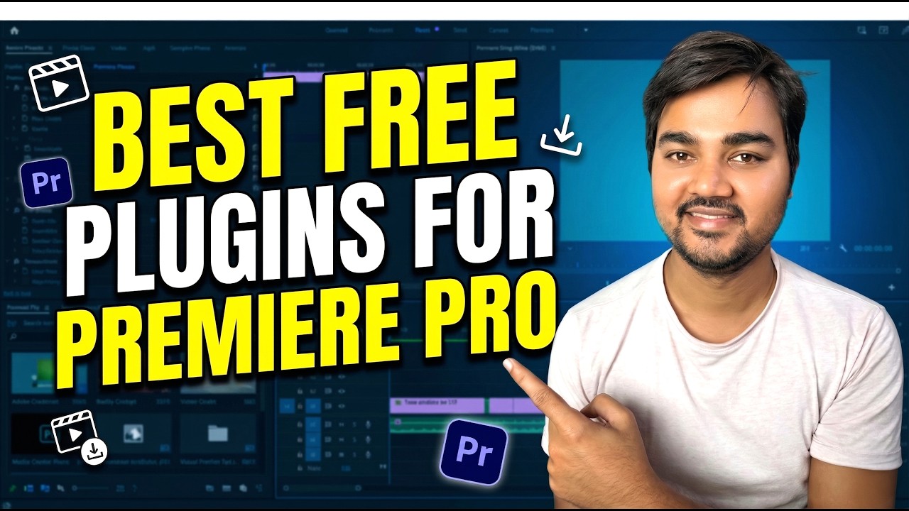 These FREE Premiere Pro Plugins Will Save Your Time #jaiminparmar