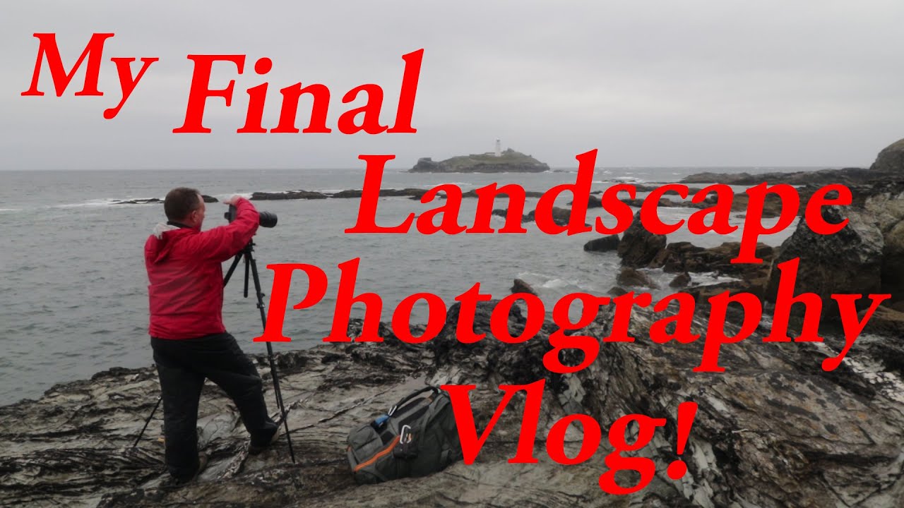 UK Landscape Photography - My Final Landscape Photography Vlog! - Godrevy Point - Canon EOS R