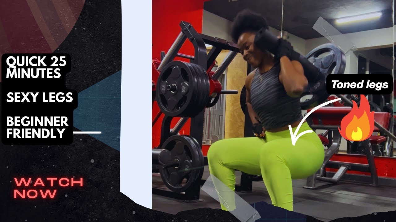 25 Minute Beginner Friendly Leg workout Perfect when you’re Short on Time+ What to eat