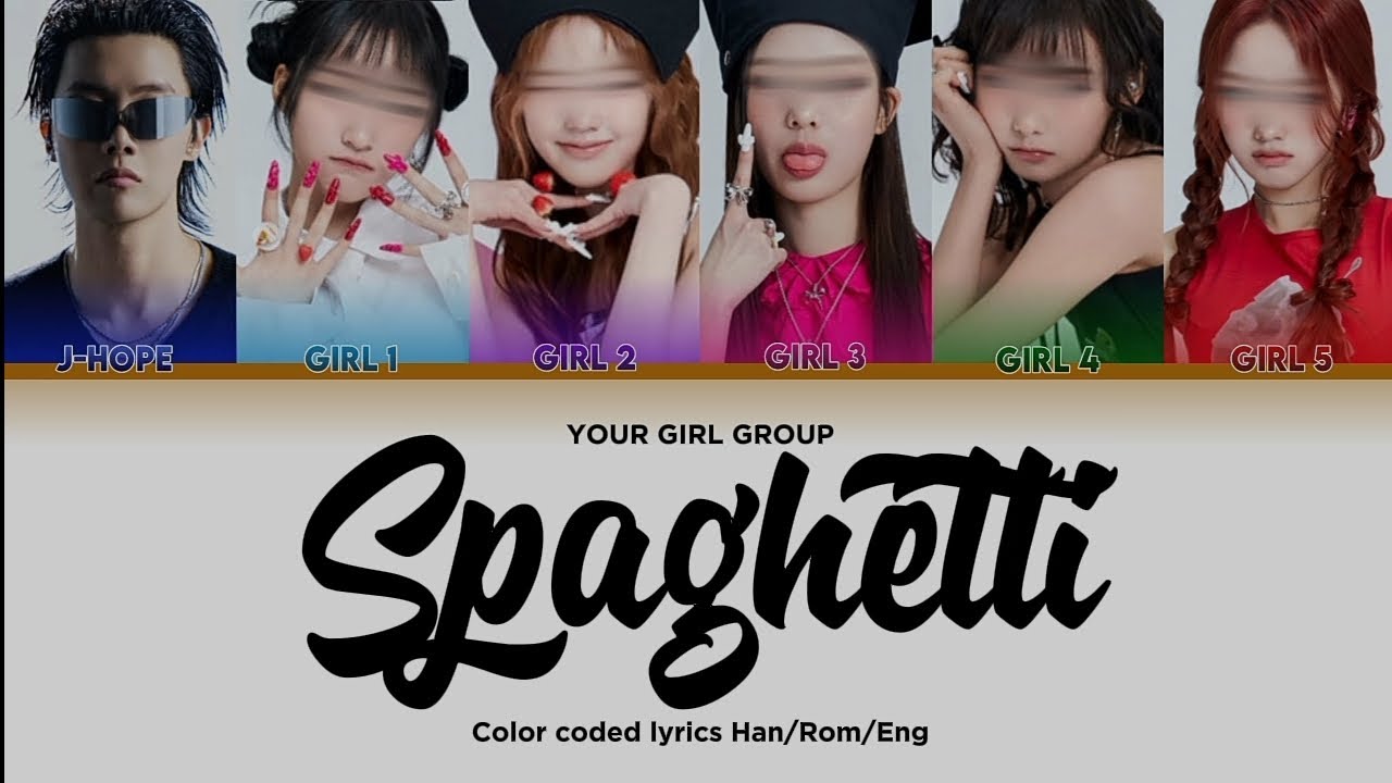 YOUR GIRL GROUP - 'SPAGHETTI' BY LESSERAFIM (르세라핌) FEAT. J-HOPE OF BTS - 5 members version.