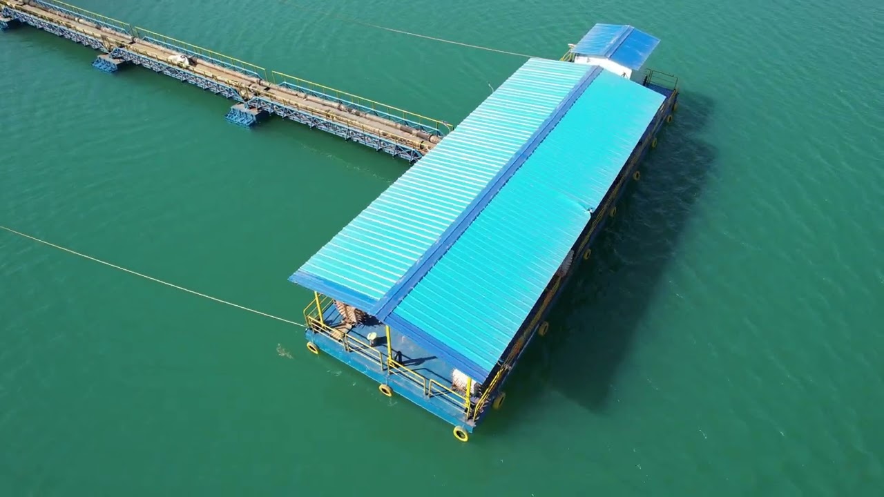 Floating Pump House for HSCF Pumps in Dam Dewatering with Positive Suction