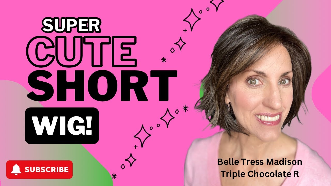 Belle Tress Madison Triple Chocolate R Wig Review! Super Cute Short Wig!