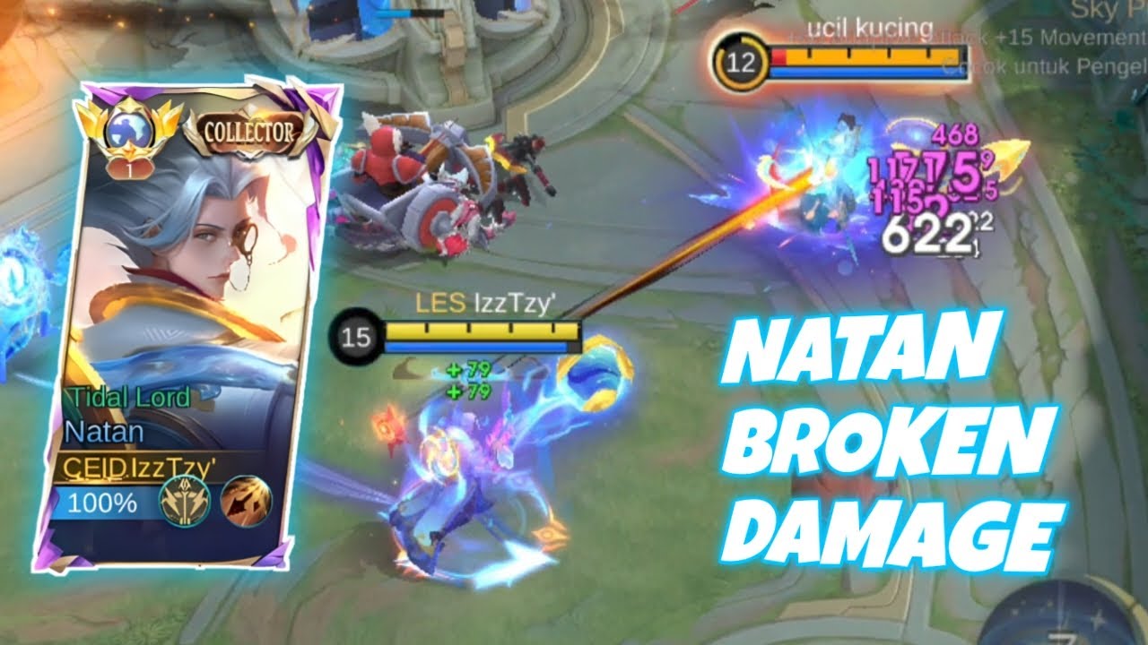 BEST BUILD NATAN BROKEN DAMAGE - NATAN BROKEN DAMAGE - NATAN JUNGLER GAMEPLAY - ITEM NATAN TERSAKIT