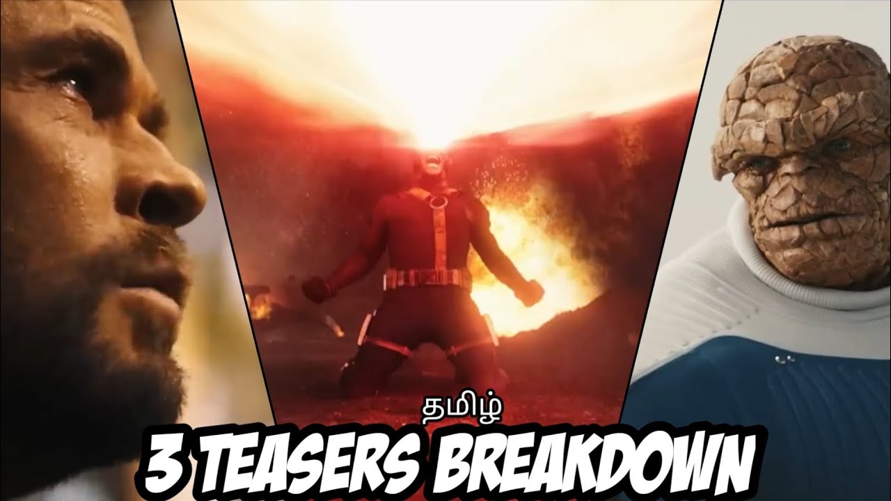 AVENGERS DOOMSDAY THOR,X-MEN & F4 BLACK PANTHER TEASERS BREAKDOWN IN தமிழ்
