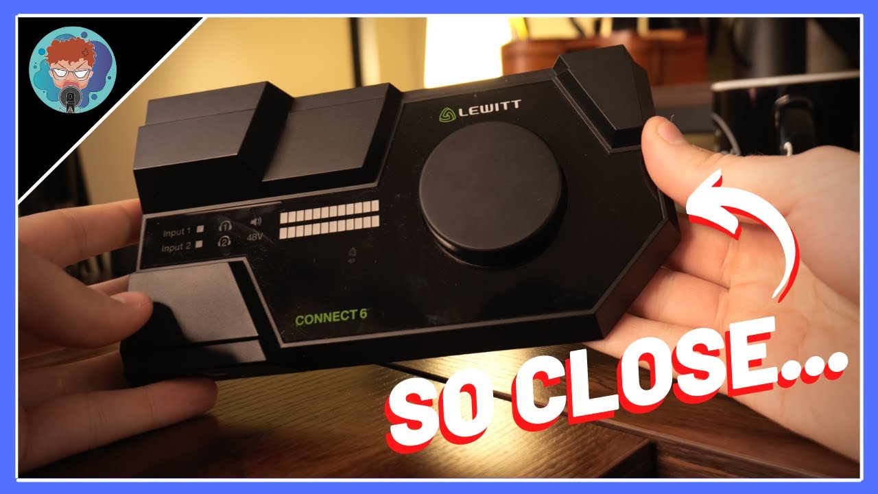 Lewitt Connect 6 — отличный интерфейс с большим недостатком