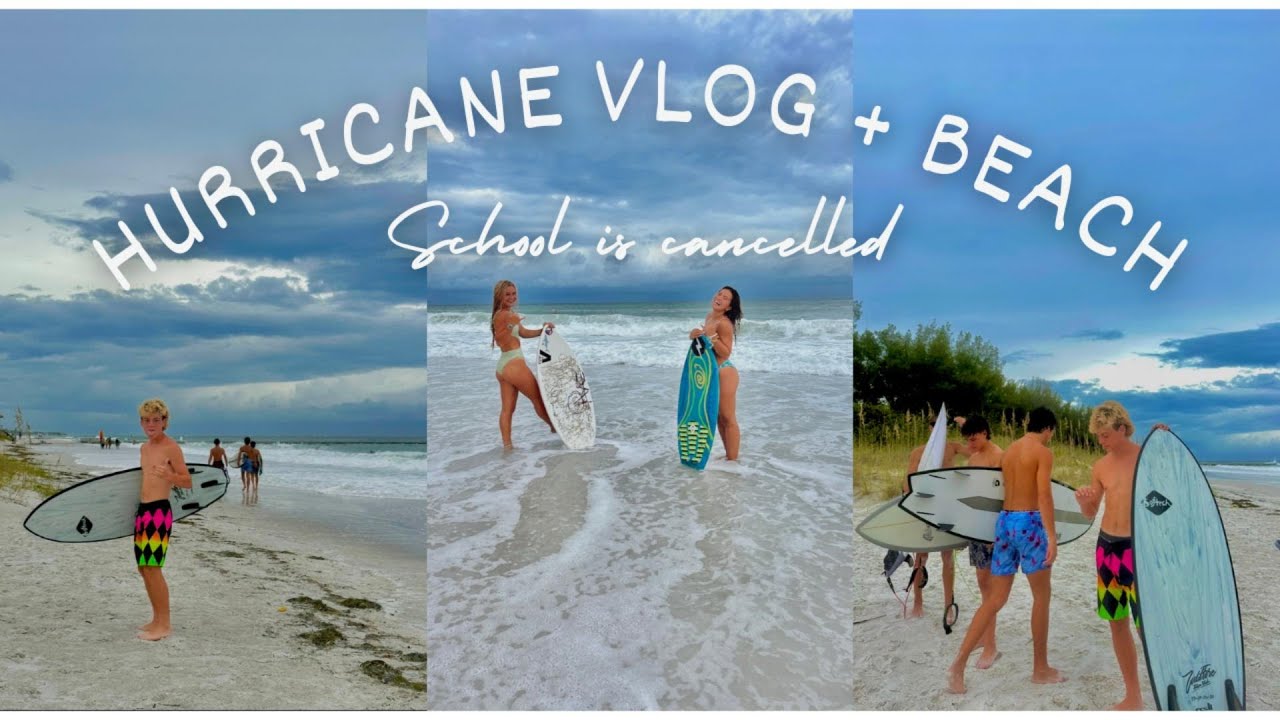Hurricane Vlog - Beach & Friends