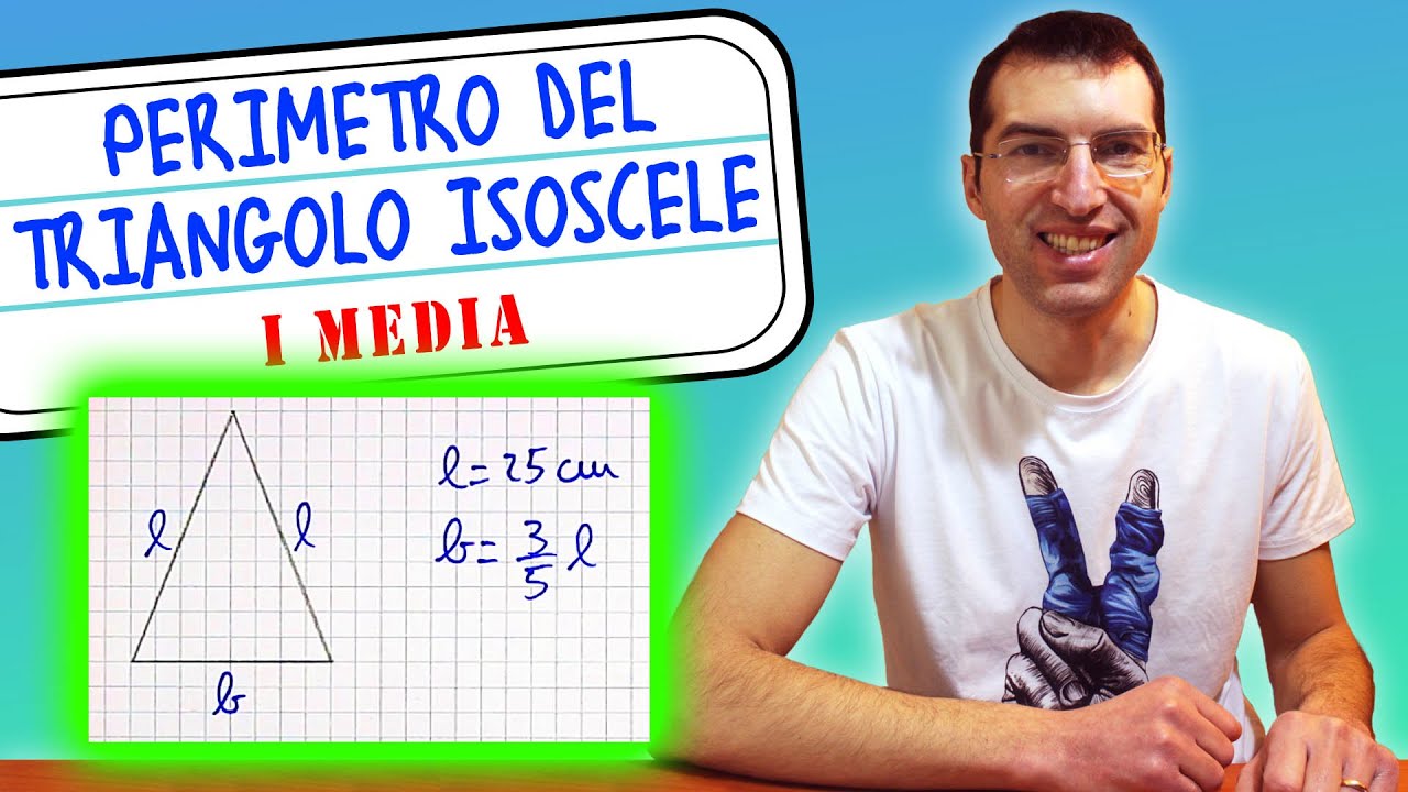 Calcolare il perimetro di un triangolo isoscele - 1ª Media [Tutorial per genitori]
