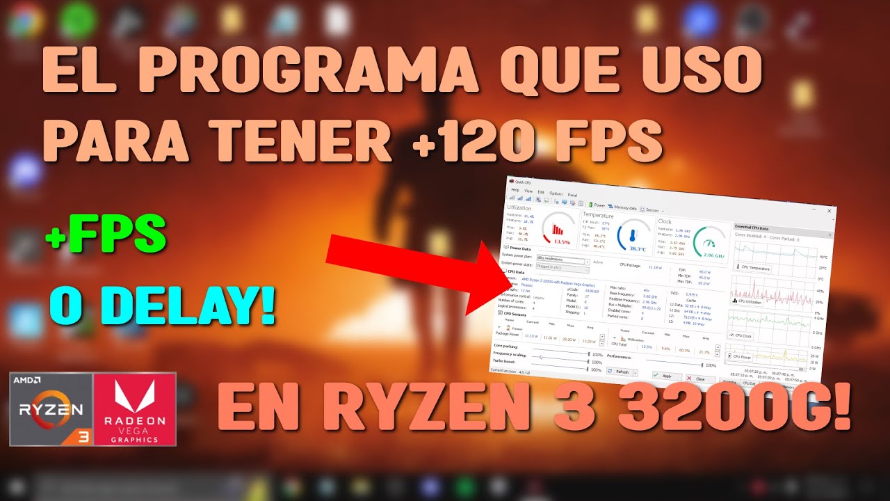 EL PROGRAMA que uso YO para TENER +120 FPS en un RYZEN 3 3200G!✅ (EL #3 TE SORPRENDERÁ!)💫 | xHybrid