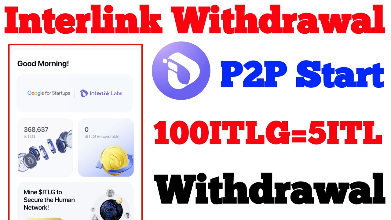Interlink Withdrawal Process | Interlink Kyc Process | ITLG Network Kyc Update Today #interlink 