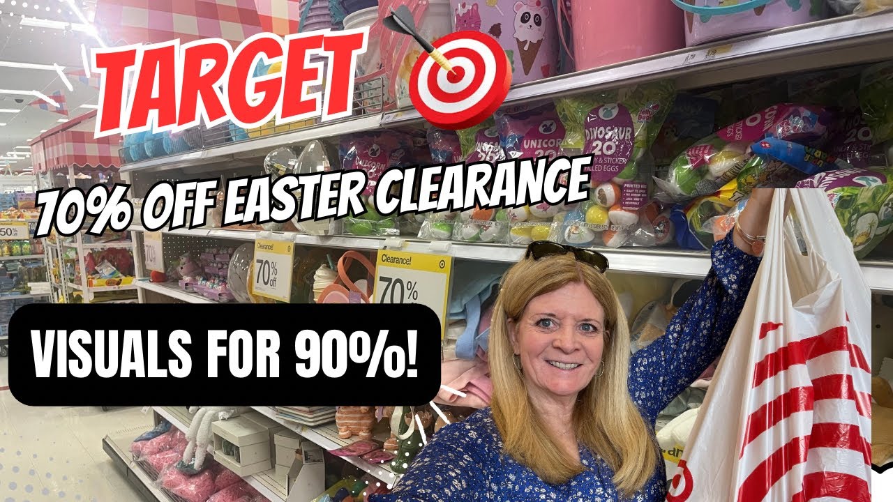 Target 70% Off Shop with me Easter Clearance! Visuals for 90%! It’s coming! 🎯April 2025