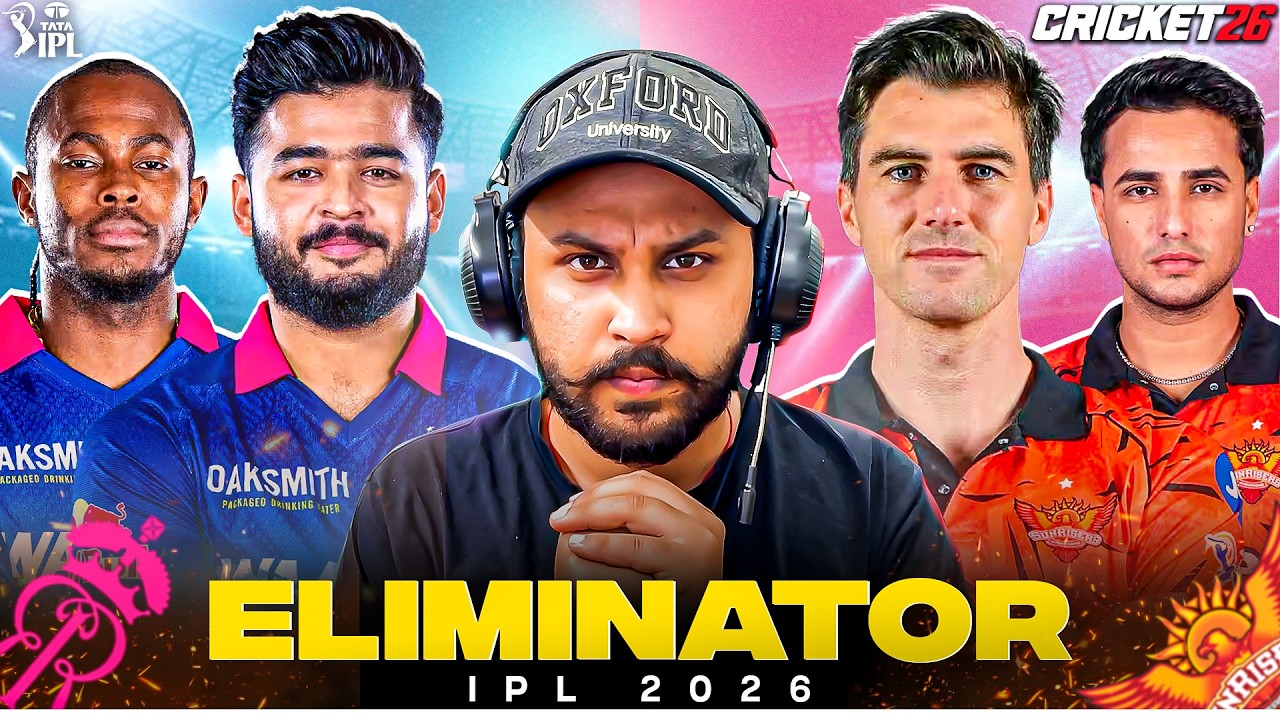 ELIMINATOR 🔥 SRH vs RR *THRILLER* IPL 2026 in Cricket 26!