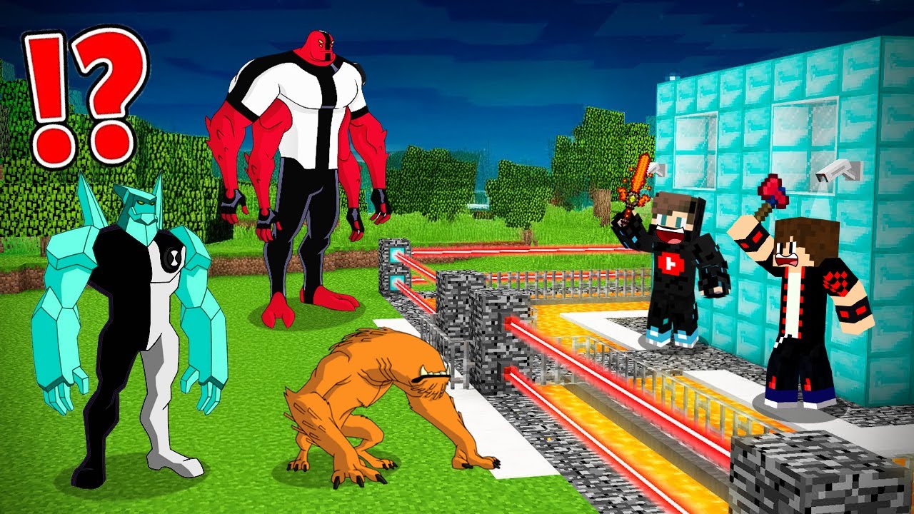 ماين كرافت : حماية القلعة من جيش وحوش بين تين العملاقة !!؟ 🔥😱