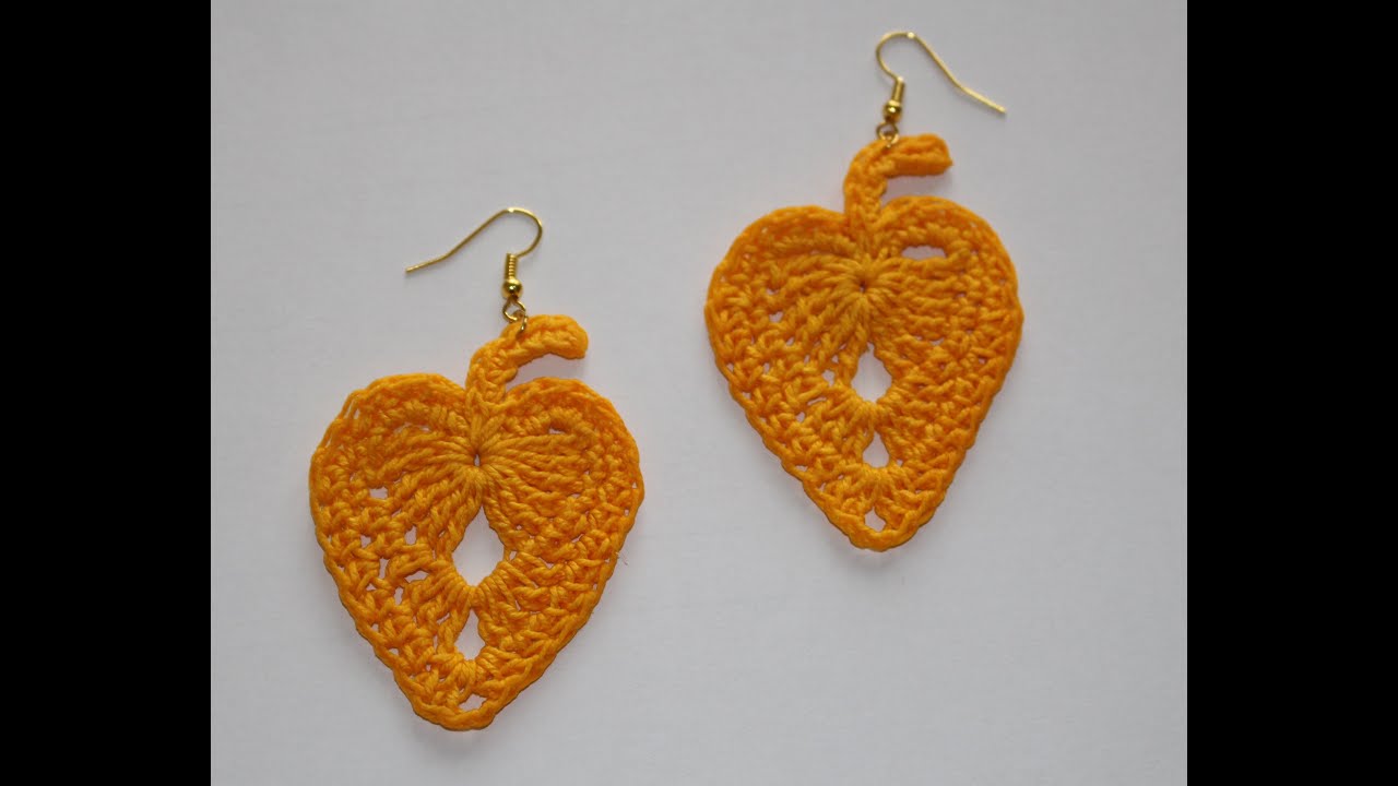 Foglie d'autunno all'uncinetto - Crochet fall leaf