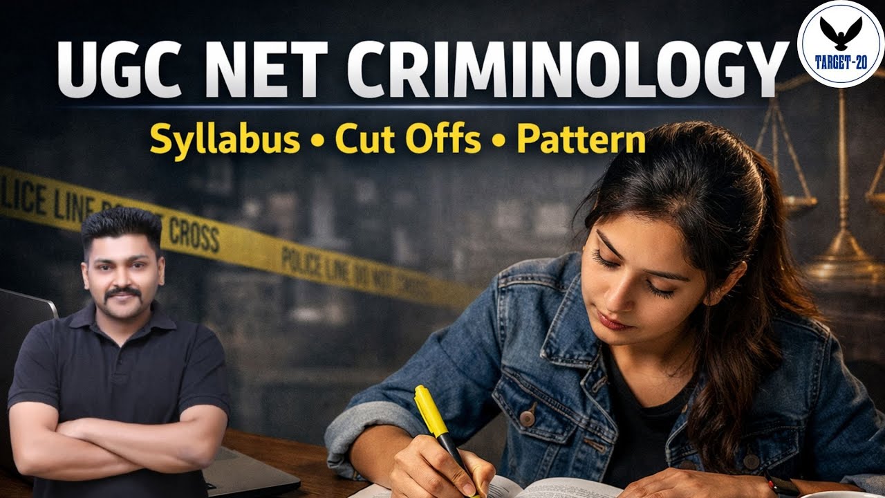 UGC NET Criminology Syllabus 2026 | Paper Pattern, Cut Offs & Complete Exam Guide | K. P. Sir