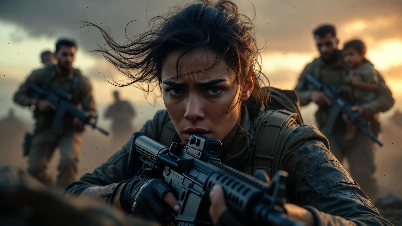 Allein im Feindesland – sie verteidigte Flüchtlinge, bis Hilfe kam.