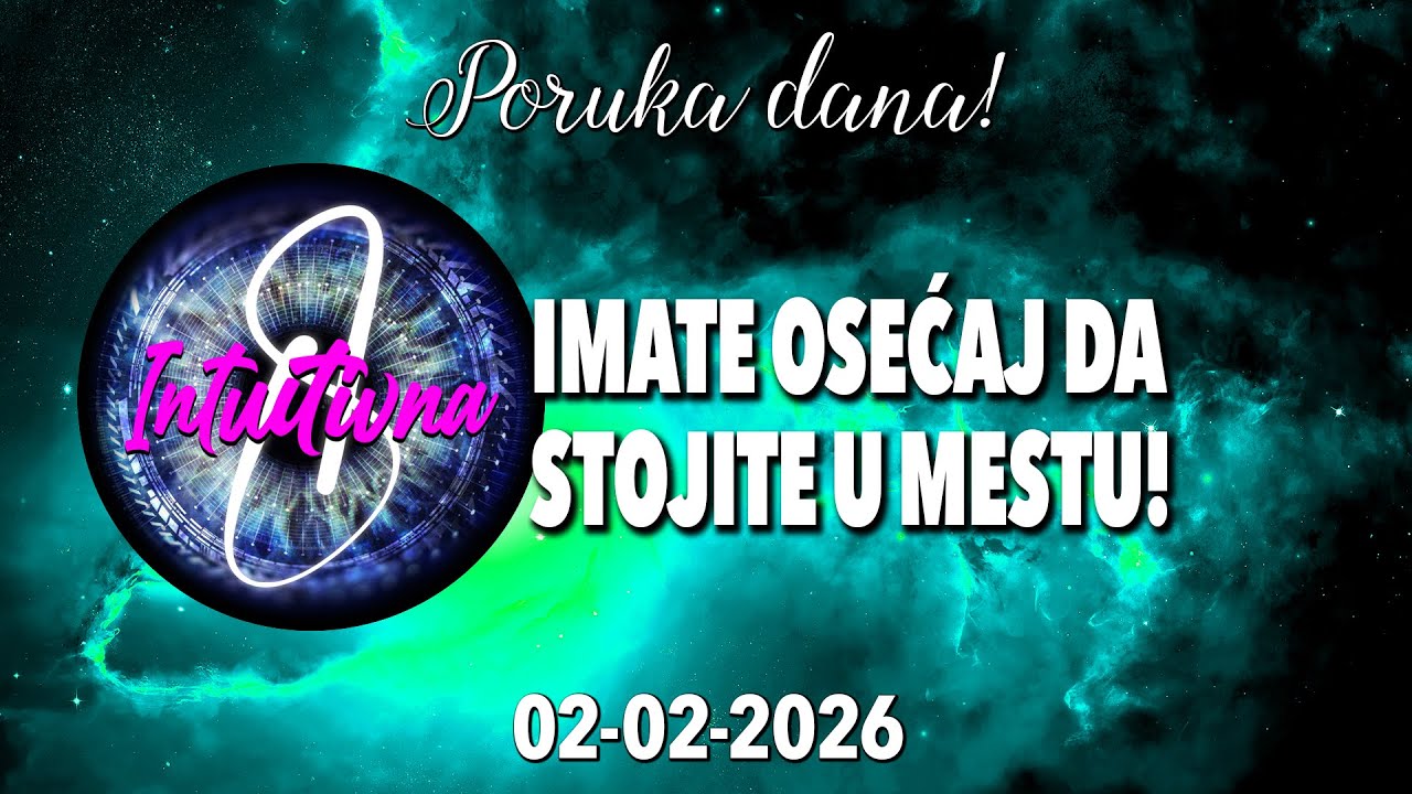 📩IMATE OSEĆAJ DA STOJITE U MESTU!📩02.02.2026.🌟 Tarot citanje 🔮  @Intuitivna8