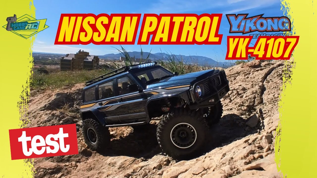 Test Crawler RC 🔰Nissan Patrol🔰 💥YIKONG YK4107💥 🟢ABSIMA CR4.4 PATROL🟢