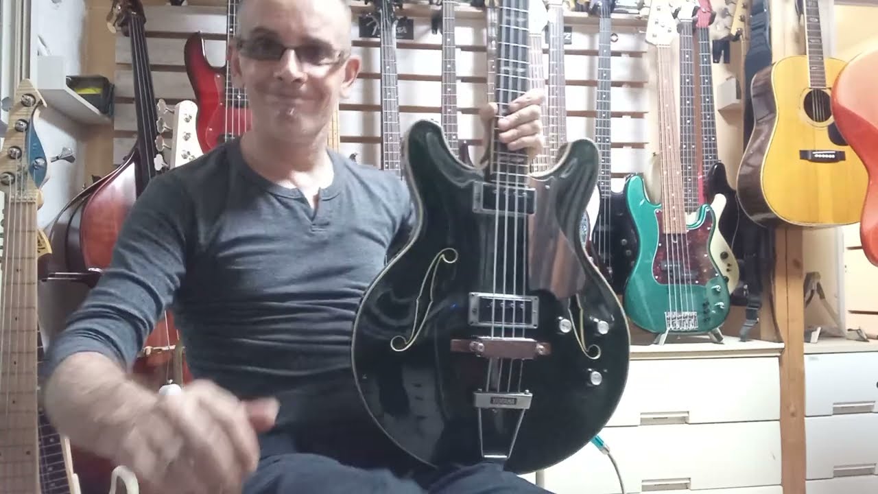 Yamaha SA70 electric bass, 1971 pre-shipment test #soundcheck #bass #bassplayer #bassguitar #demo