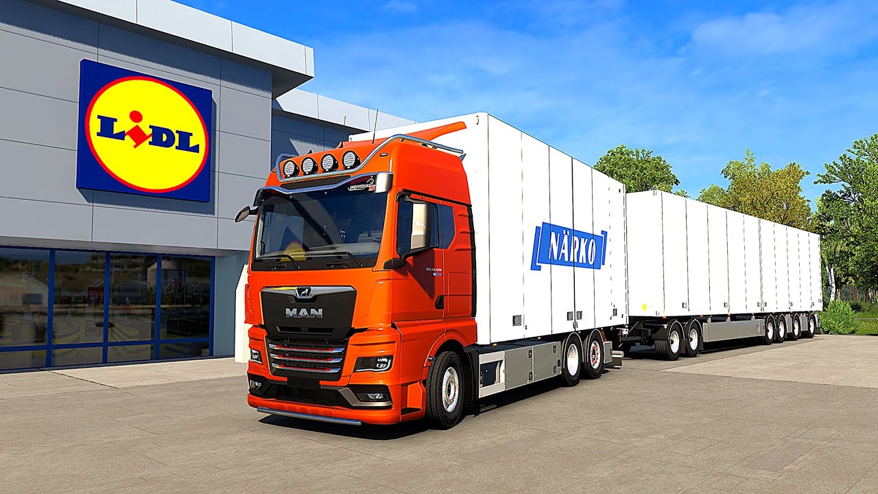 Ets2 1.54 MAN TGX Tandem | Realistic Driving | Promods 2.74 | 4K