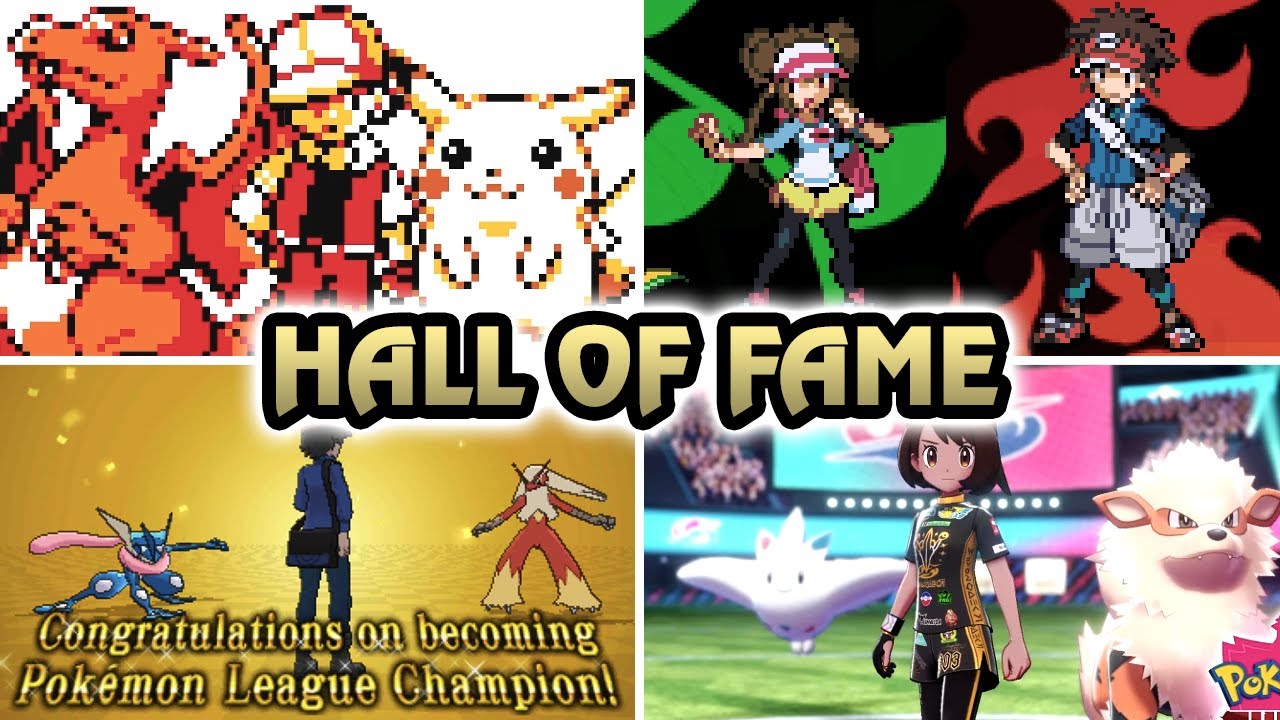 Evolution of Pokémon Hall of Fame (1996 - 2023)