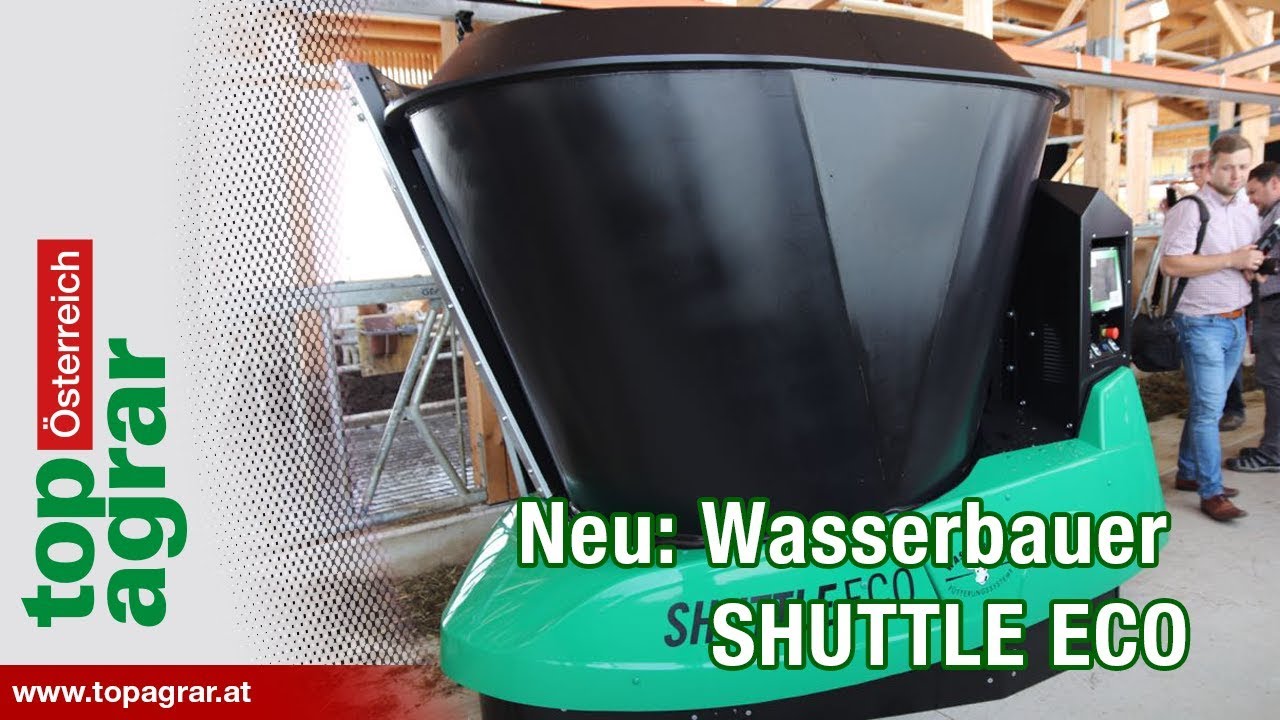 Wasserbauer präsentiert neuen Futterroboter Shuttle Eco