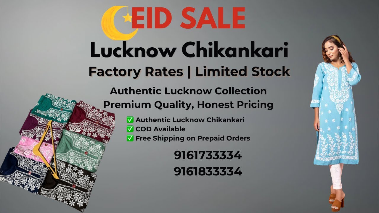 Direct from Factory 🏭 | Eid Sale Chikankari | LIVE
