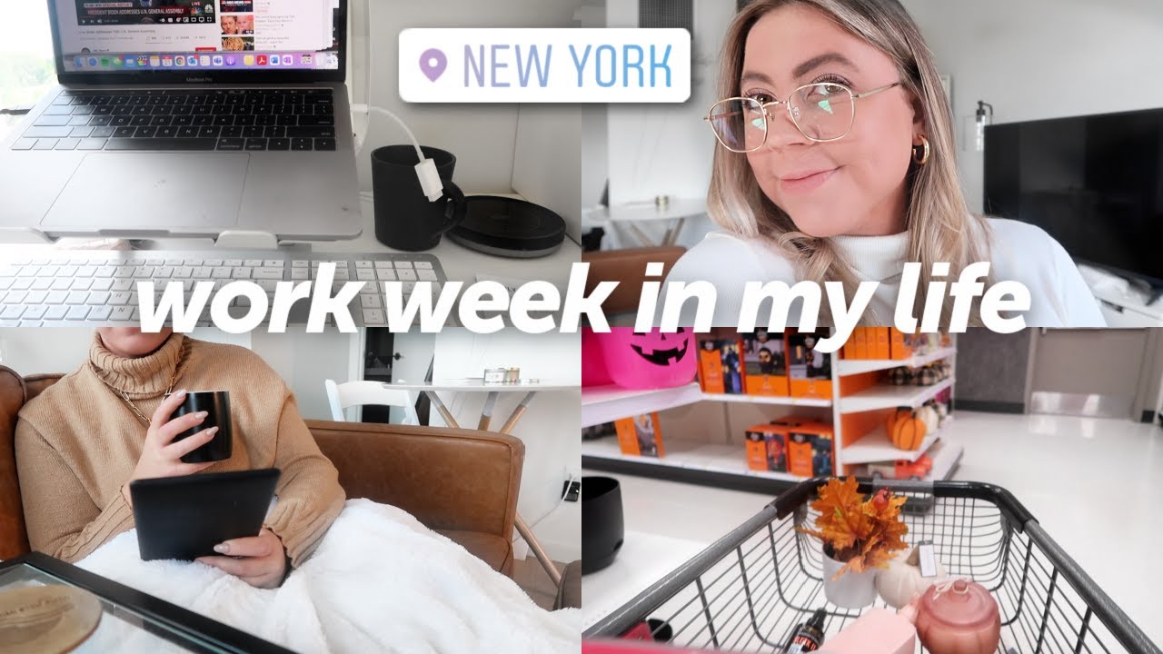 NYC work week in my life: New desk setup, Fall Target shopping, Setting priorities & more!