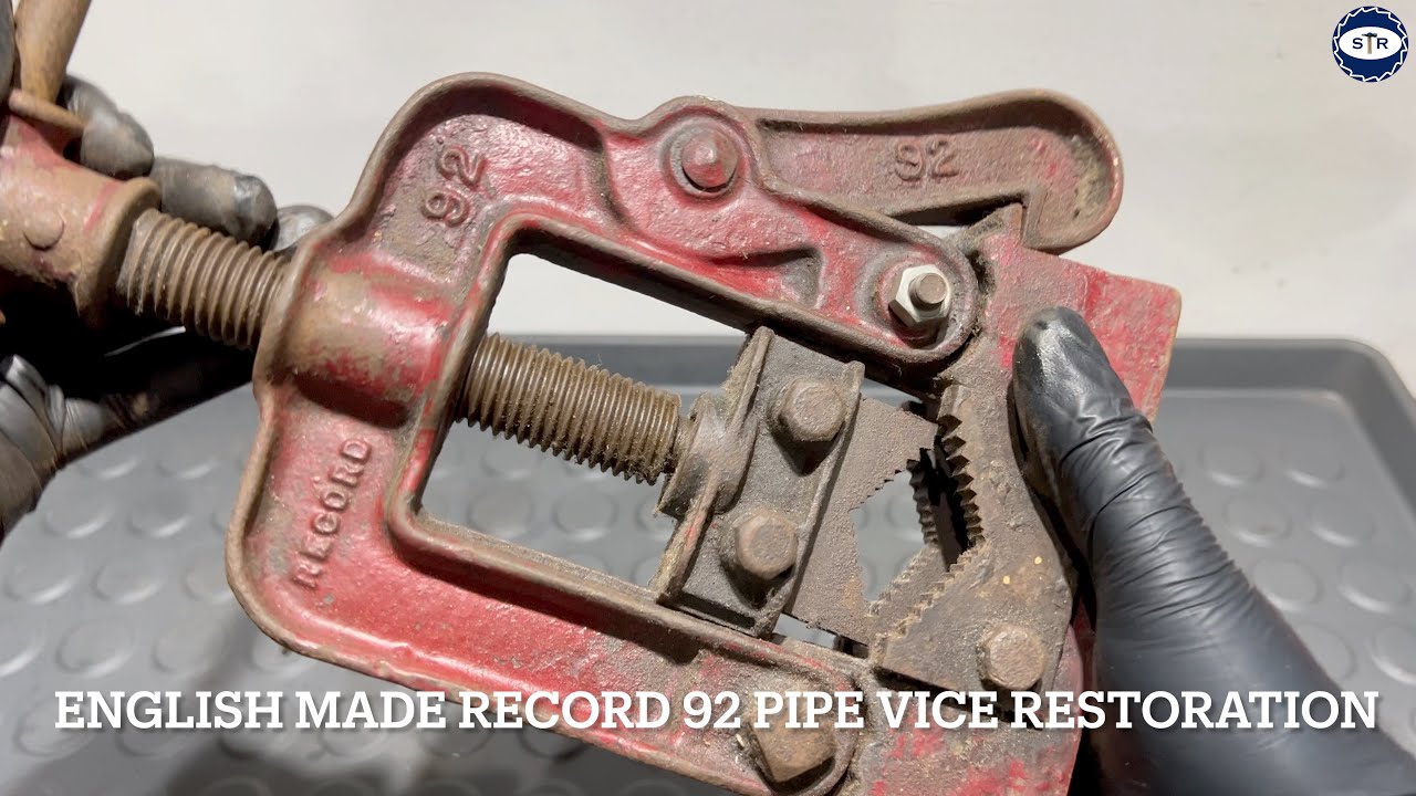 English Made Record 92 Pipe Vice Restoration - 4K