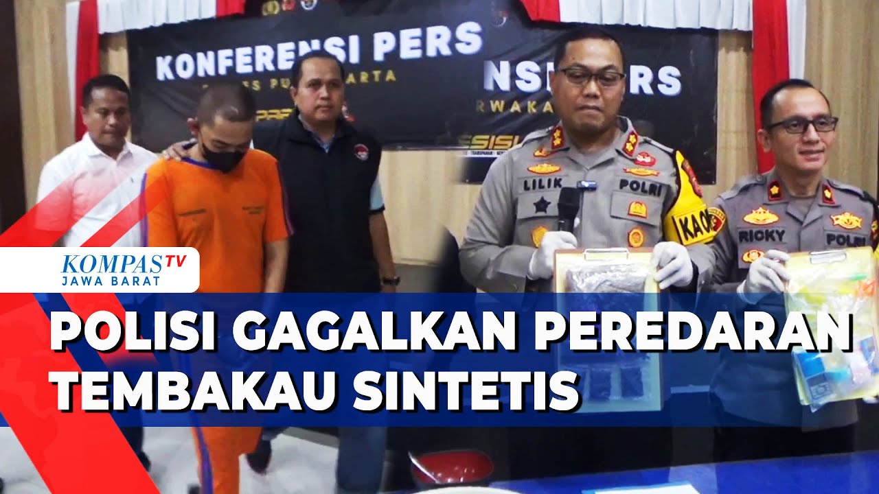Polisi Tangkap Peracik Tembakau Sintetis di Purwakarta