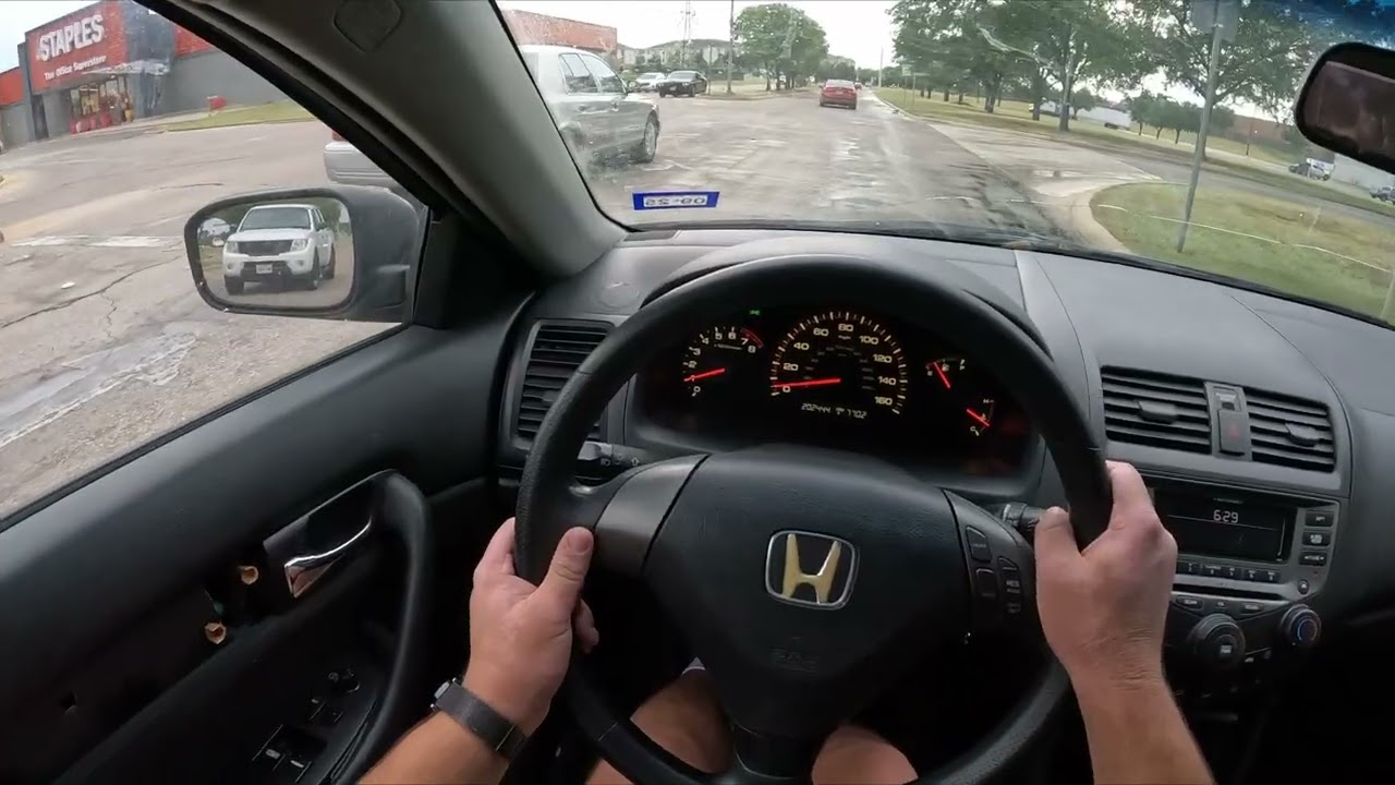 2007 Honda Accord LX 2.4L 5 Speed Manual POV Test Drive