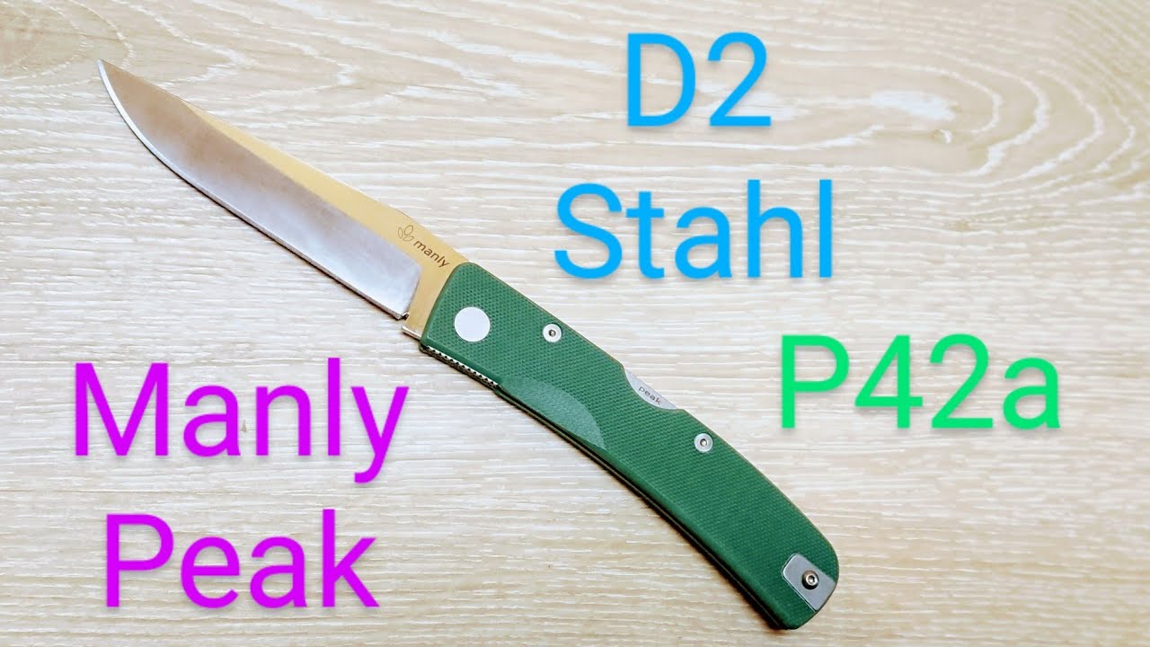 Manly Peak Military-Green Zweihandmesser D2 Stahl Taschenmesser Review Knife kein Wolfgangs Böker