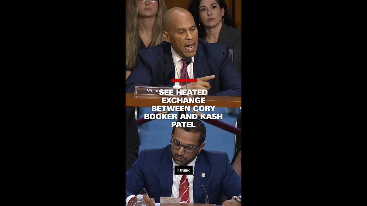 See heated exchange between Cory Booker and Kash Patel