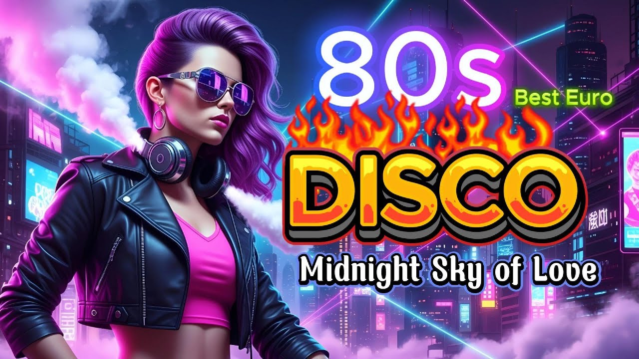 80s Euro Disco – Midnight Sky of Love – Dance Music 80s and 90s ✨ (RetroNeon 80)